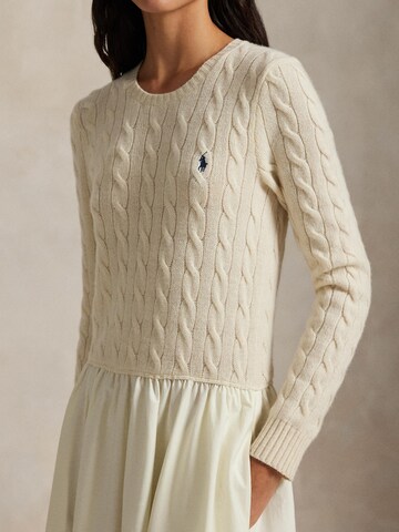 Polo Ralph Lauren Gebreide jurk in Beige