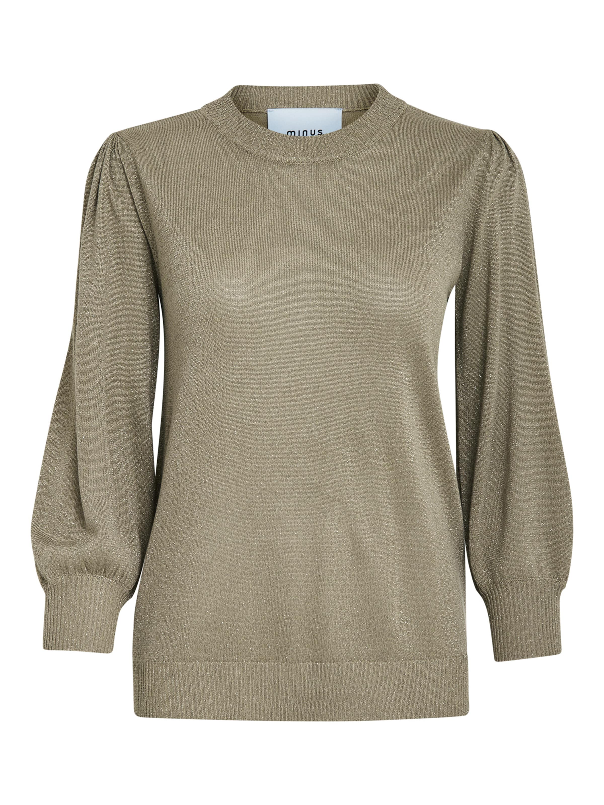 minus Pullover 'Mersin' in Grün: Vorderseite