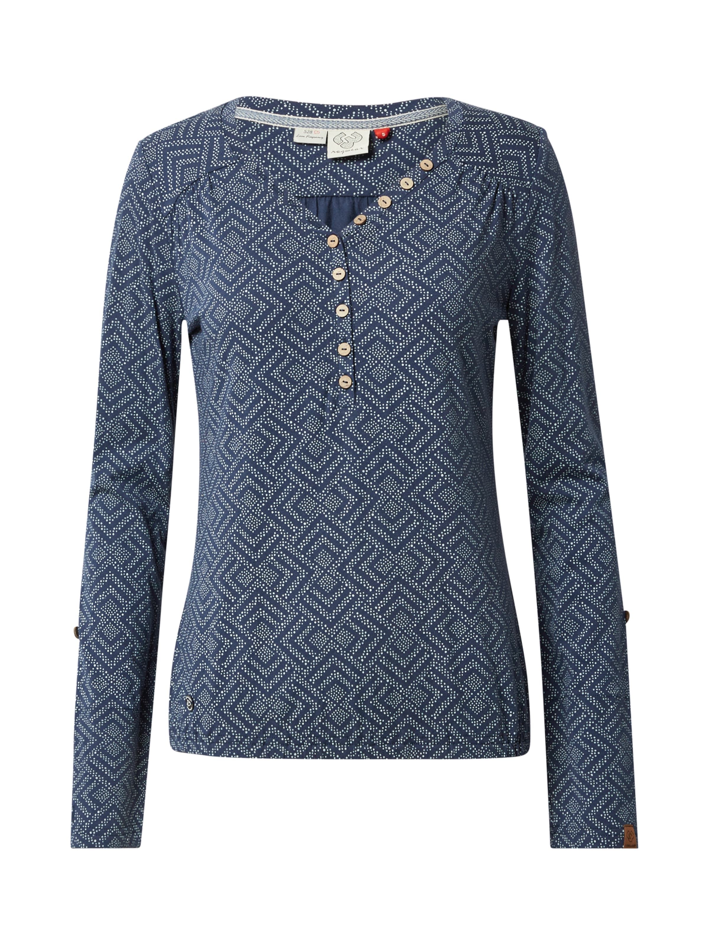 Ragwear Тениска в синьо: отпред