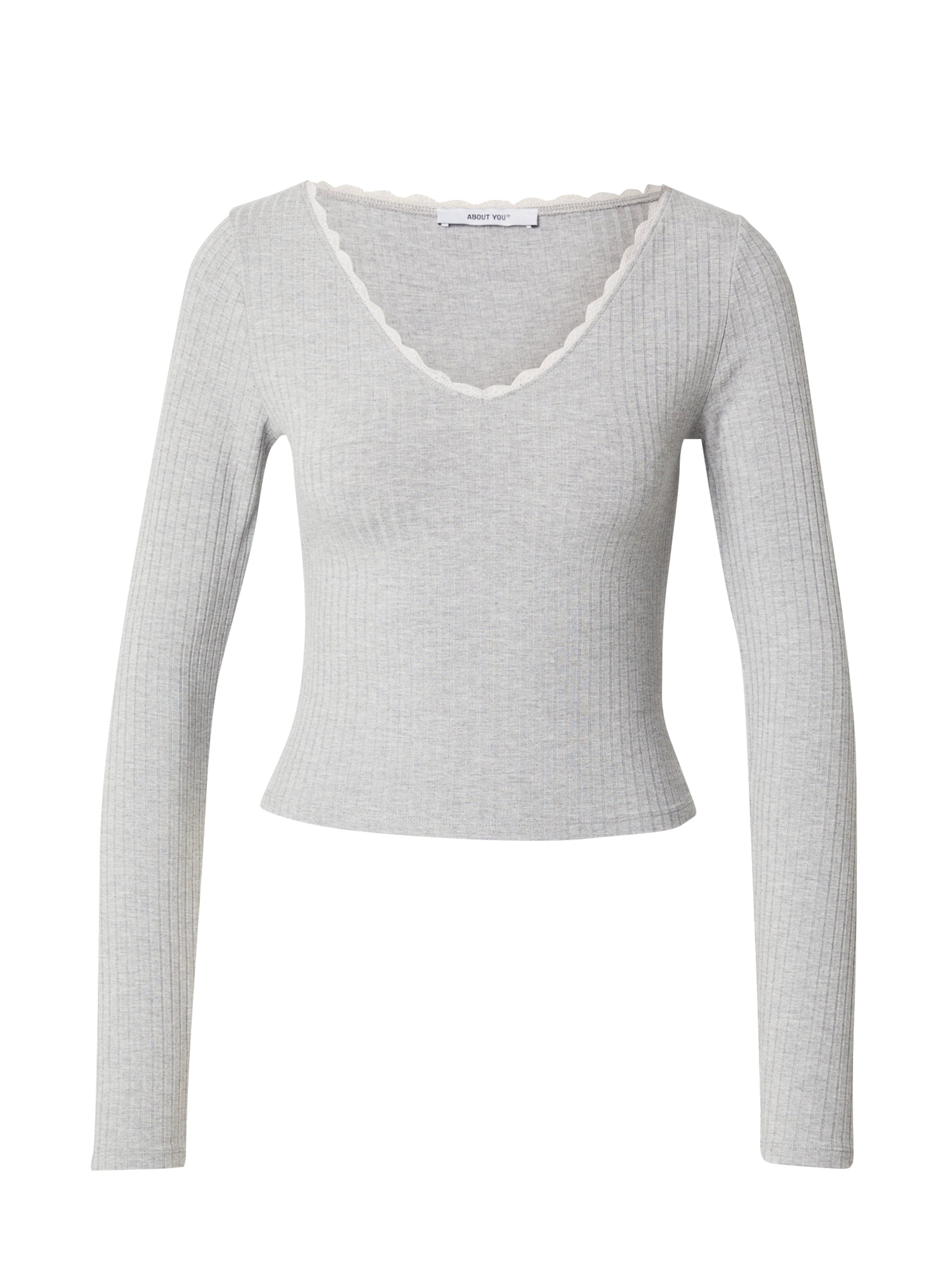 ABOUT YOU Μπλουζάκι 'Zoey' σε γκρι: μπροστά