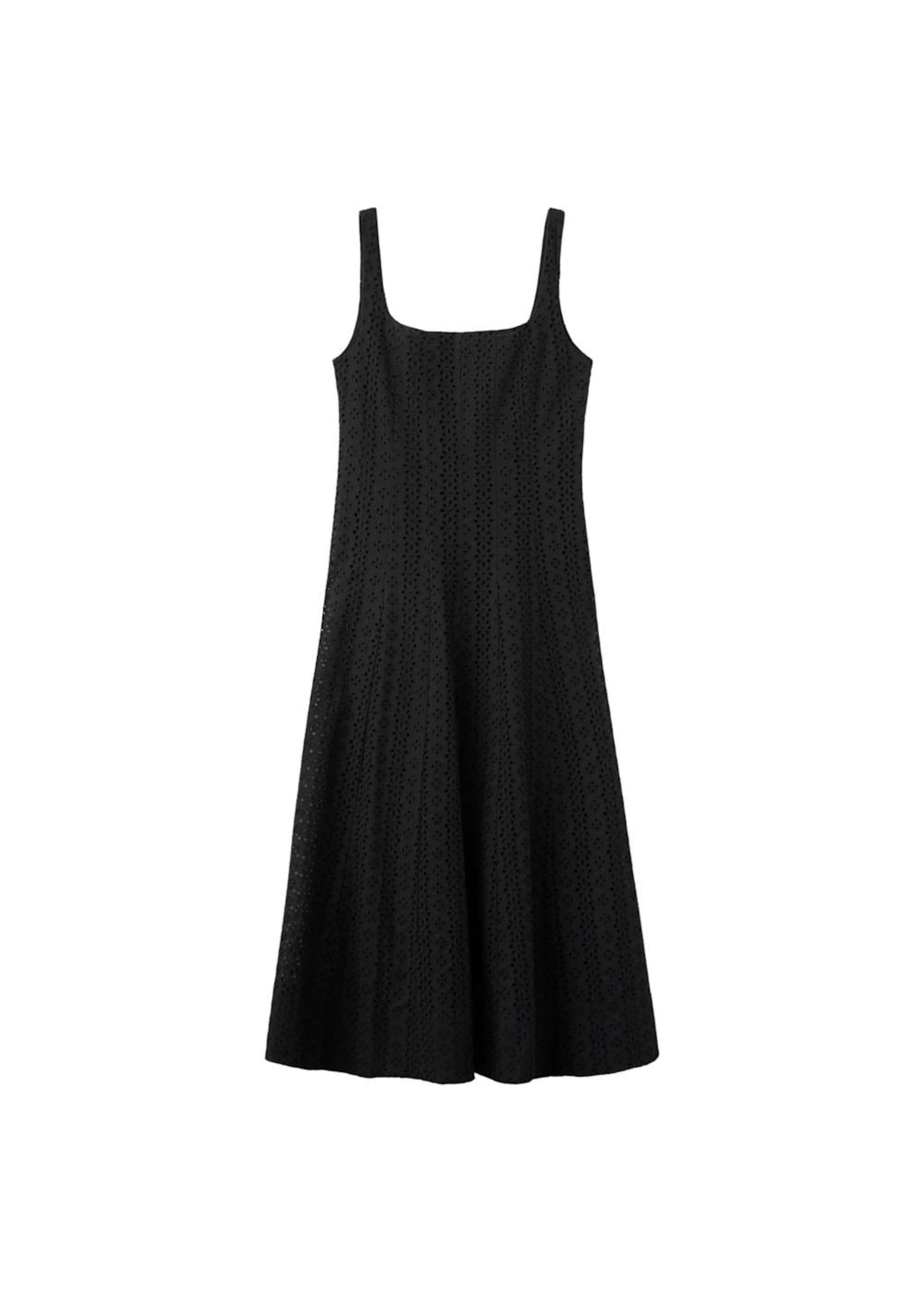 MANGO Kleid 'Cardio' in Schwarz: Vorderseite