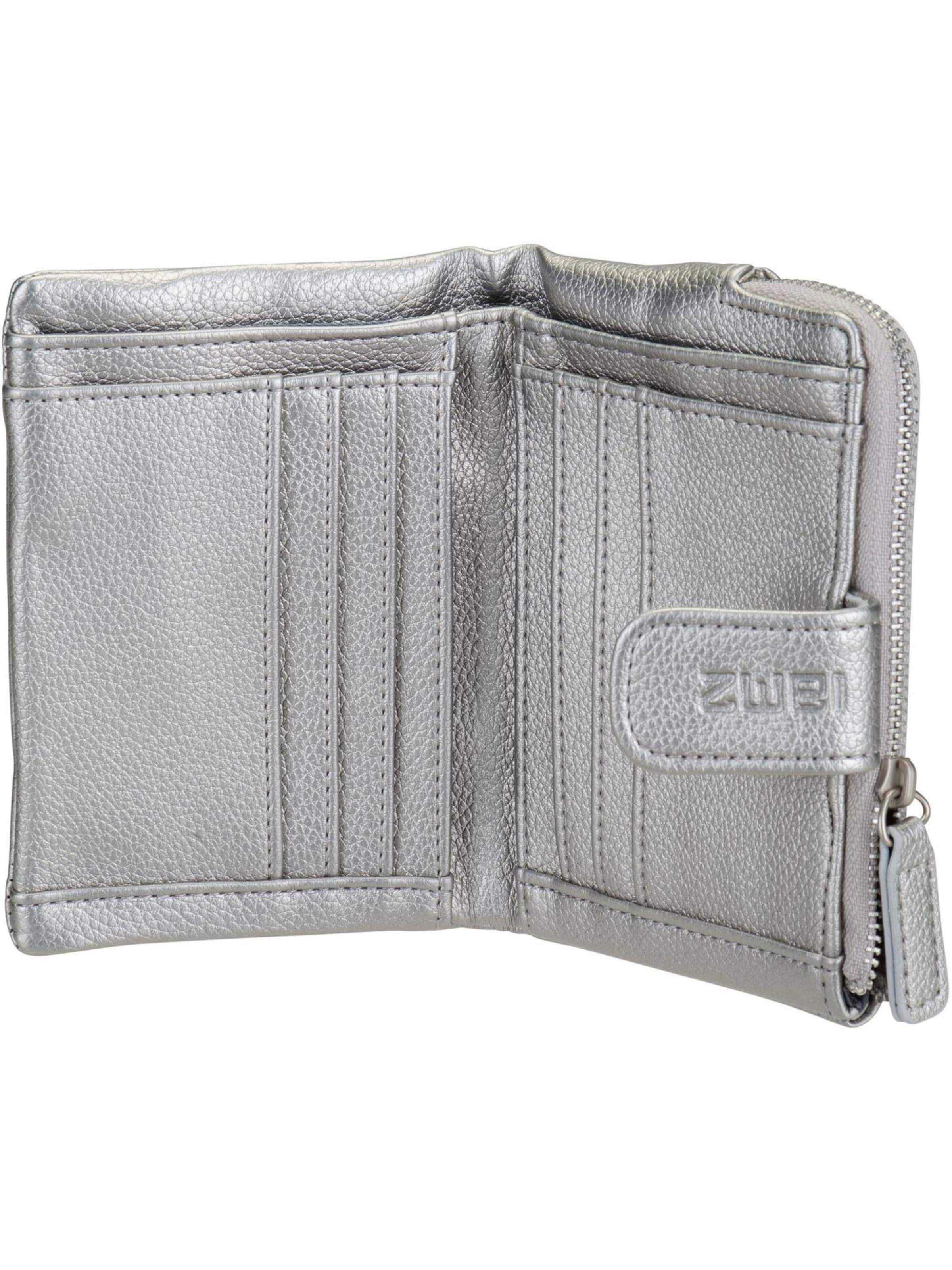ZWEI Portemonnee 'Mademoiselle' in Zilver
