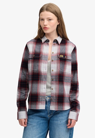 Superdry & Co Blouse in Rood: voorkant