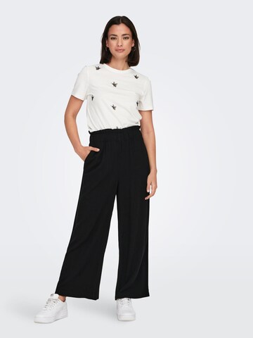 Wide leg Pantaloni 'Solvi' di ONLY in nero