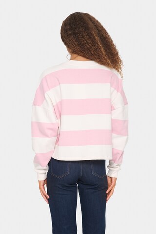 SAINT TROPEZ Sweatshirt i pink