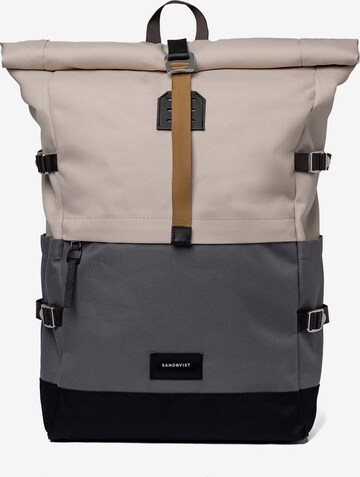 SANDQVIST Rucksack 'BERNT' in Beige: predná strana