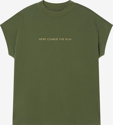 Thinking MU Särk 'HERES COMES THE SUN', värv roheline: eest vaates