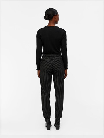 OBJECT - Slimfit Pantalón chino 'Lisa' en negro