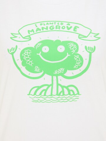 SOMWR Shirt 'MANGROVE ROOT TEE' in Wit