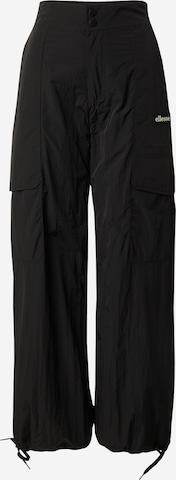 Tapered Pantaloni cu buzunare de la ELLESSE pe negru: față