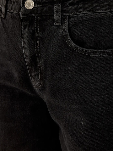 Hiccup Wide Leg Jeans in Schwarz