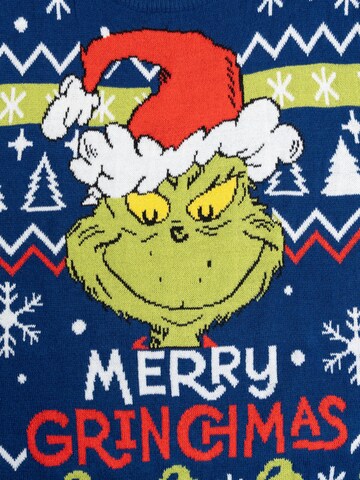 The Grinch Sweater 'Weihnachtspullover Merry Grinchmas' in Blue