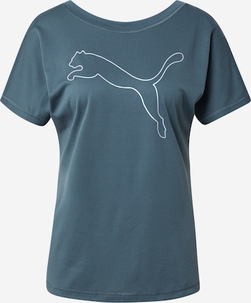 PUMA Funktionsshirt 'Train Fav Cat' in Grau: predná strana