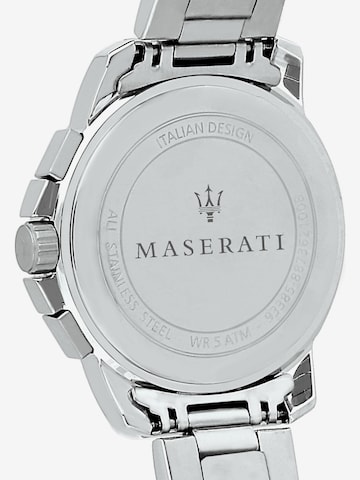 Maserati Uhr in Silber