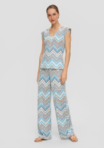 s.Oliver BLACK LABEL Top in Blau