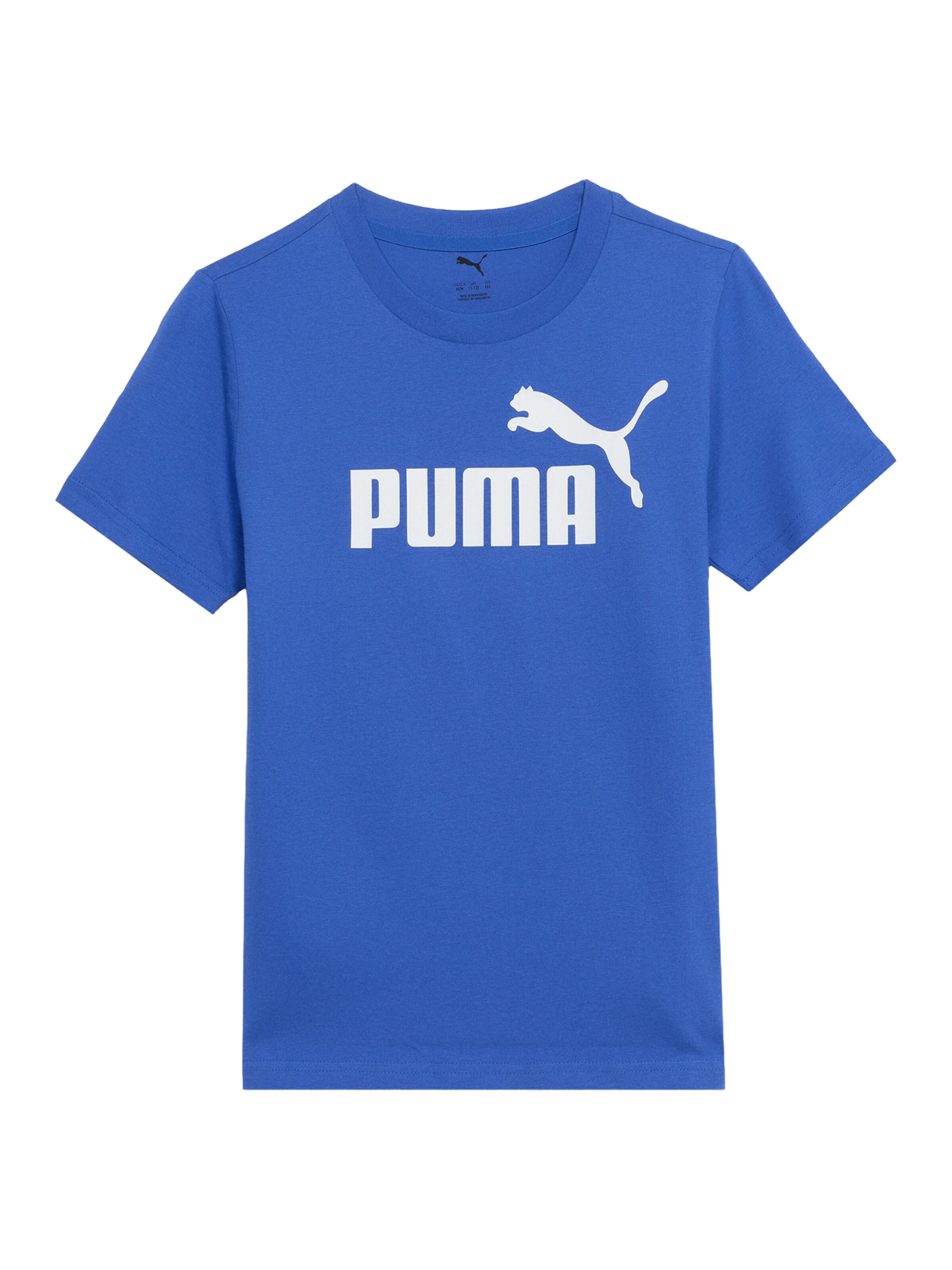 PUMA Тениска 'ESS No. 1' в синьо: отпред