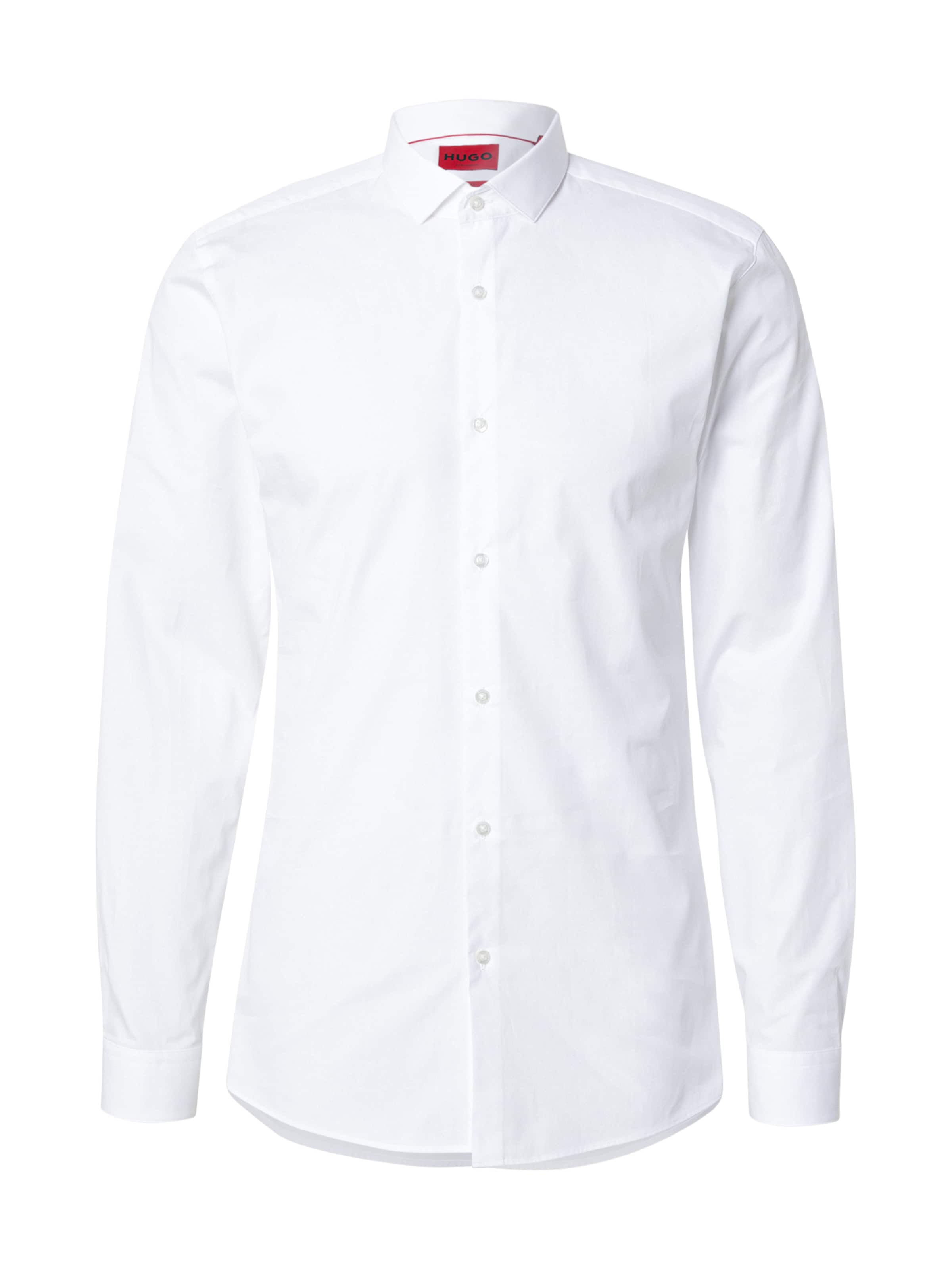 HUGO - Corte superestrecho Camisa de negocios &#x27;Erondo&#x27; en blanco: frente