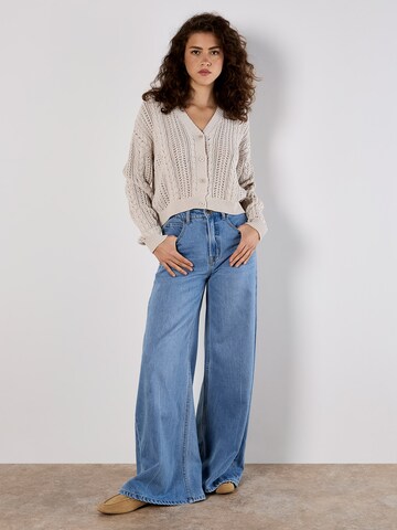 Apricot Gebreid vest in Grijs