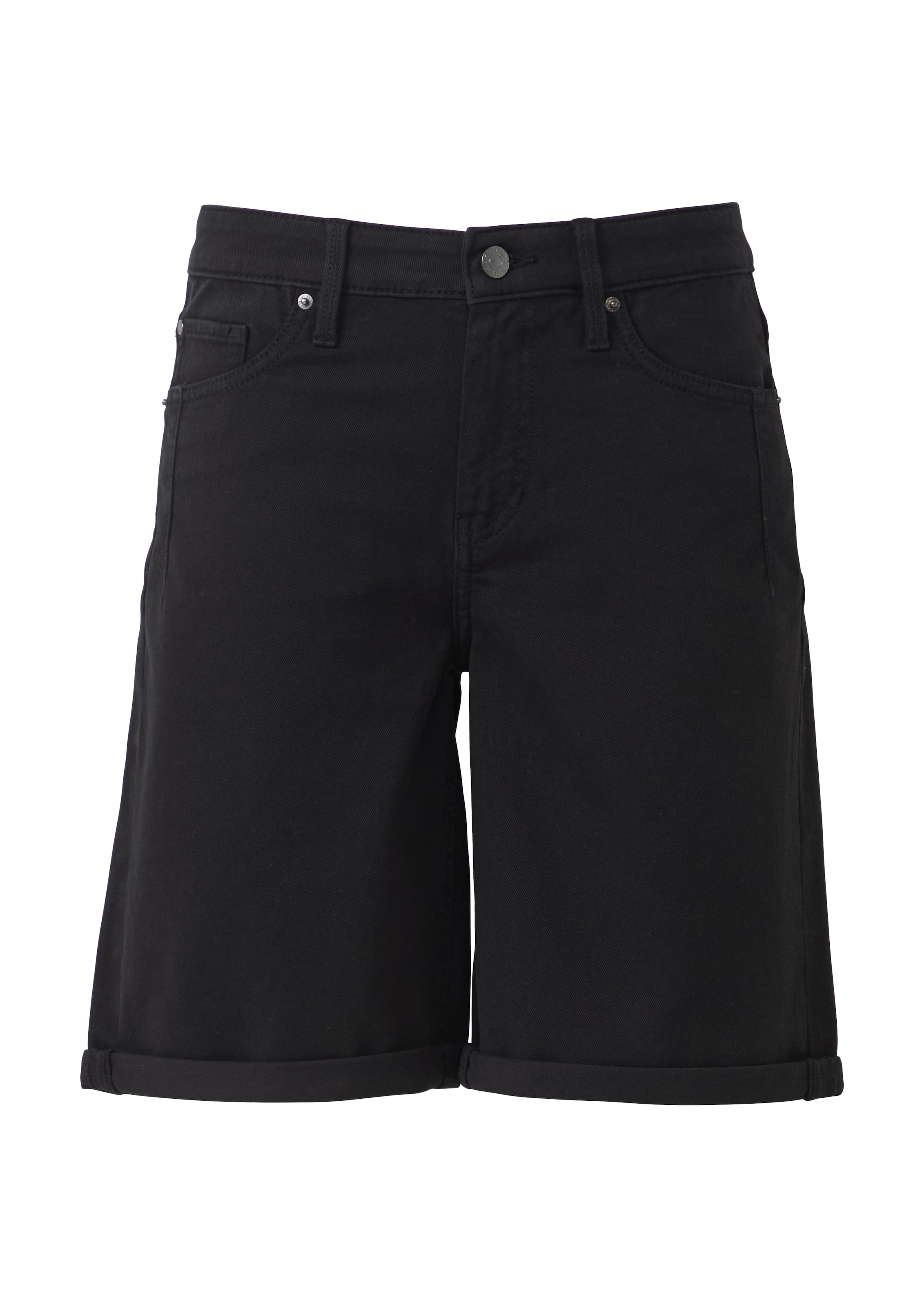 s.Oliver Regular Jeans 'Karolin' in Zwart: voorkant