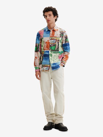 Desigual Regular fit Πουκάμισο σε ροζ