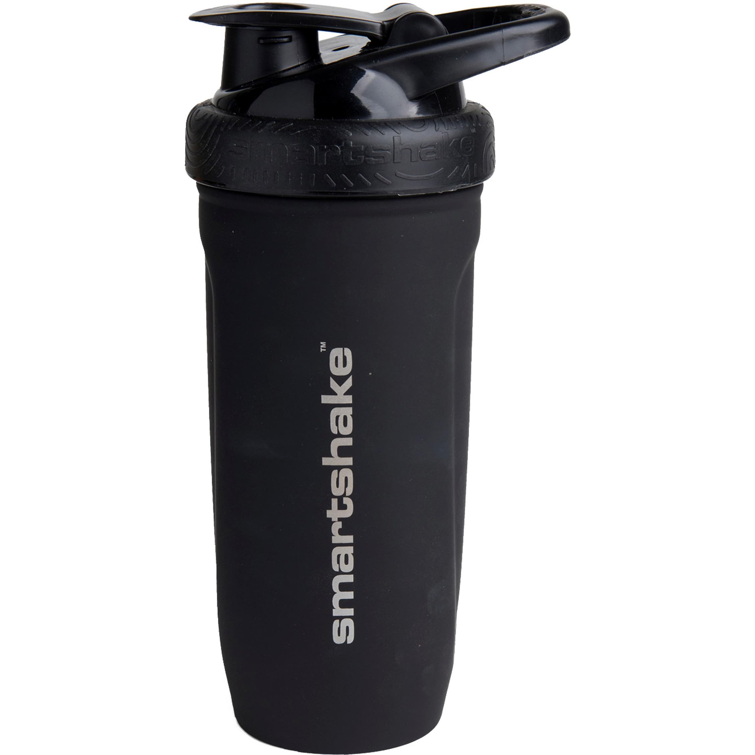 SmartShake Trinkflasche 'Reforce' in Schwarz: Vorderseite