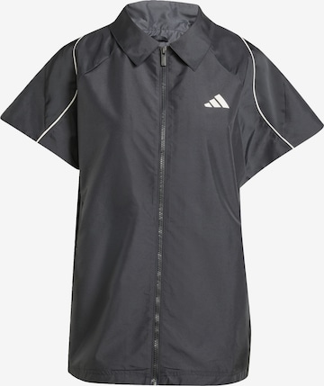 Tricou funcțional 'STADIUM COVER' de la ADIDAS SPORTSWEAR pe negru: față