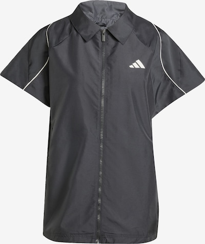 Sportiniai marškinėliai 'STADIUM COVER' iš ADIDAS SPORTSWEAR, spalva – juoda / balta, Prekių apžvalga