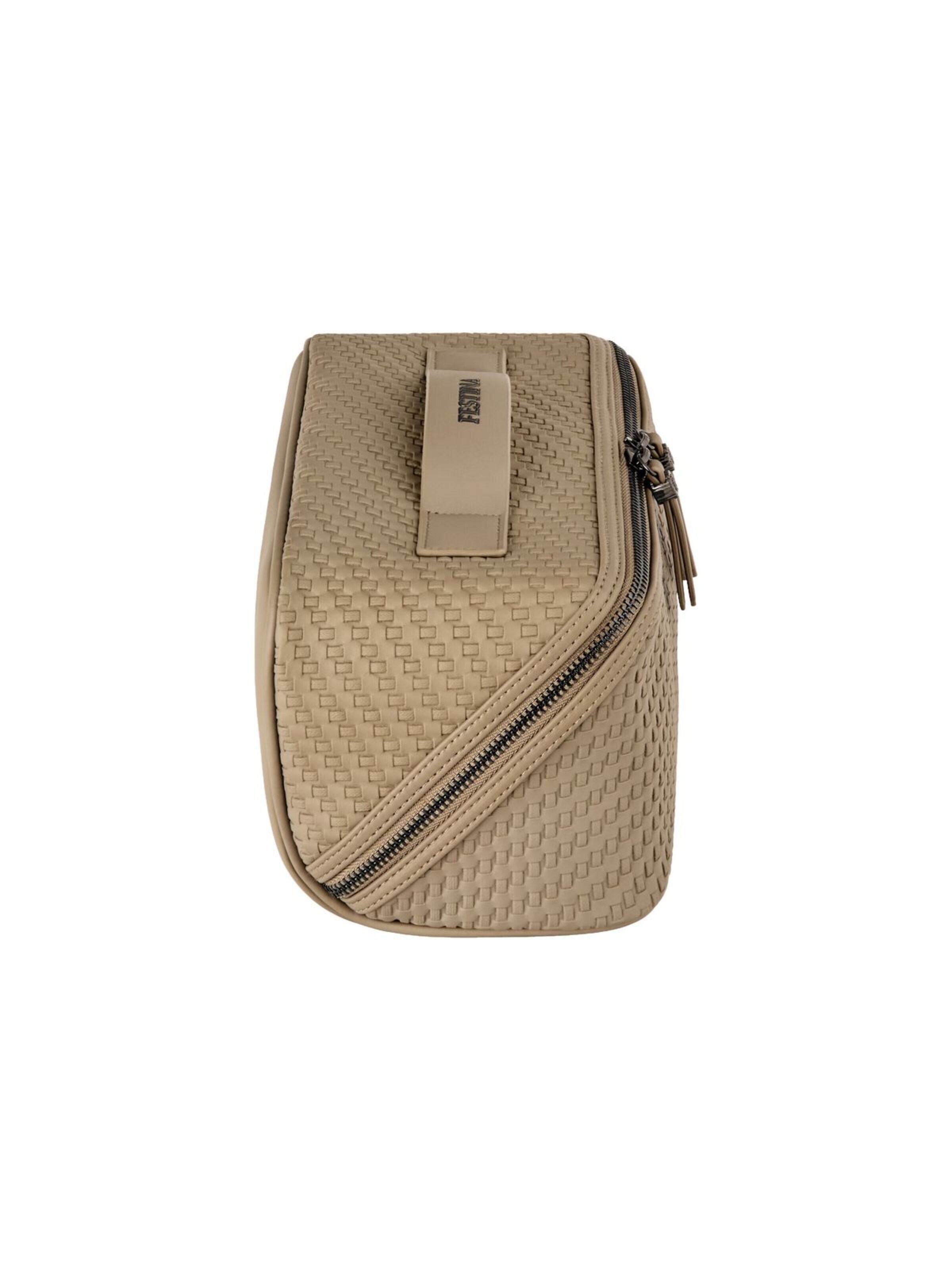 FESTINA Toilettas 'Toiletry Bag Interlace' in Grijs