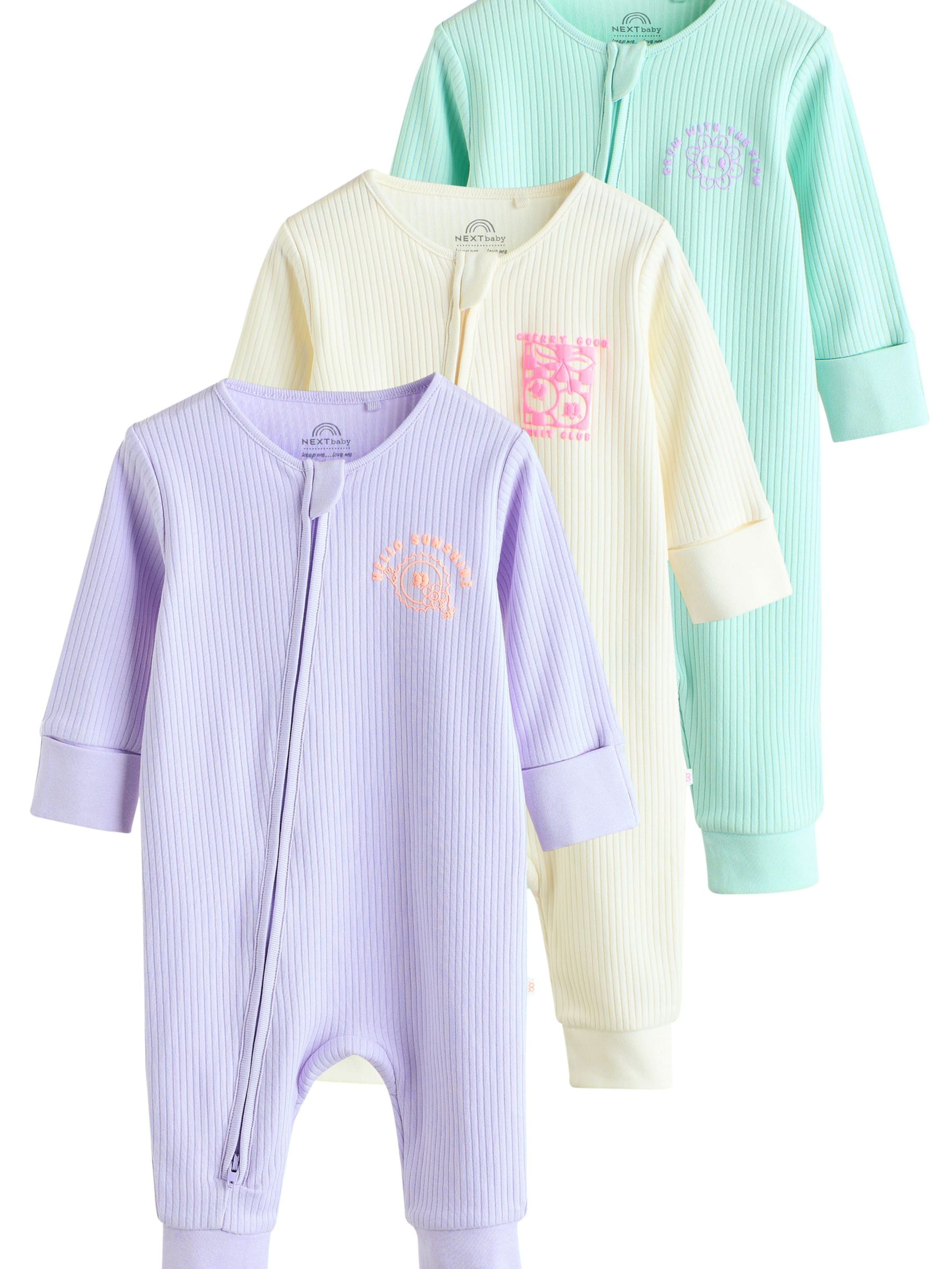 Next Baby-Schlafanzüge in Lila: Vorderseite