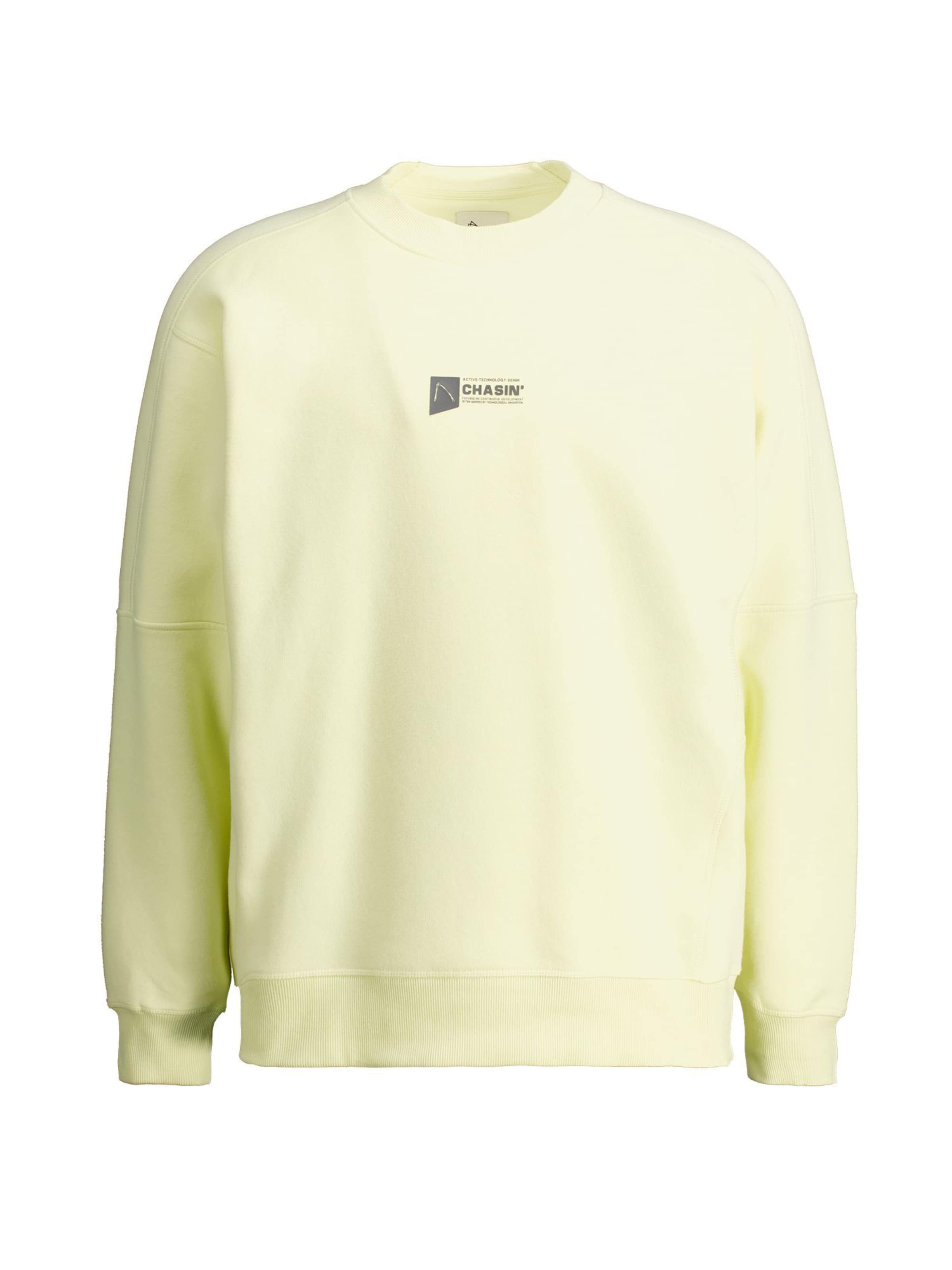 Sweat-shirt 'Ido ' CHASIN' en jaune : devant