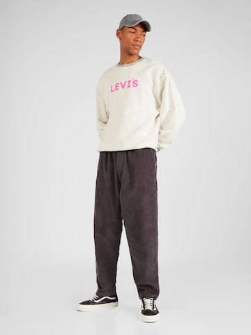 LEVI'S ® Μπλούζα φούτερ 'Relaxd Graphic Crew' σε μπεζ