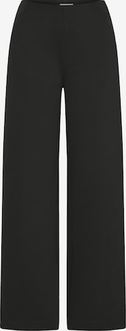 Wide Leg Pantalon 'IHKate' ICHI en noir : devant