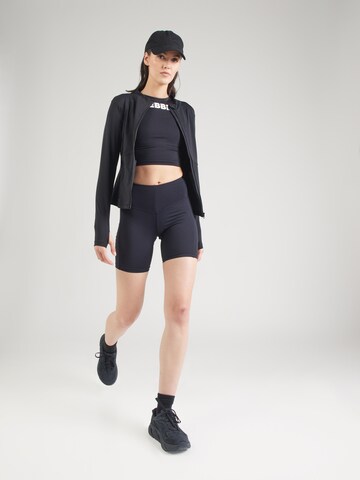 NEBBIA Skinny Spodnie sportowe 'ELITE 467' w kolorze czarny