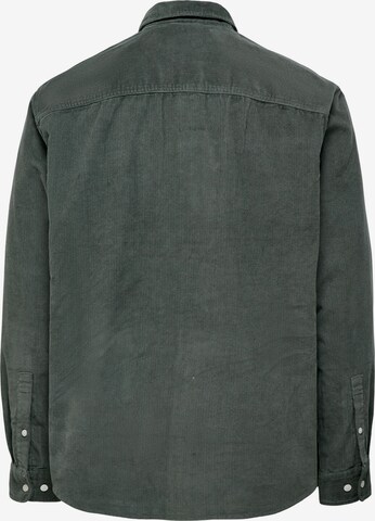 Only & Sons Regular fit Overhemd 'Alp' in Groen
