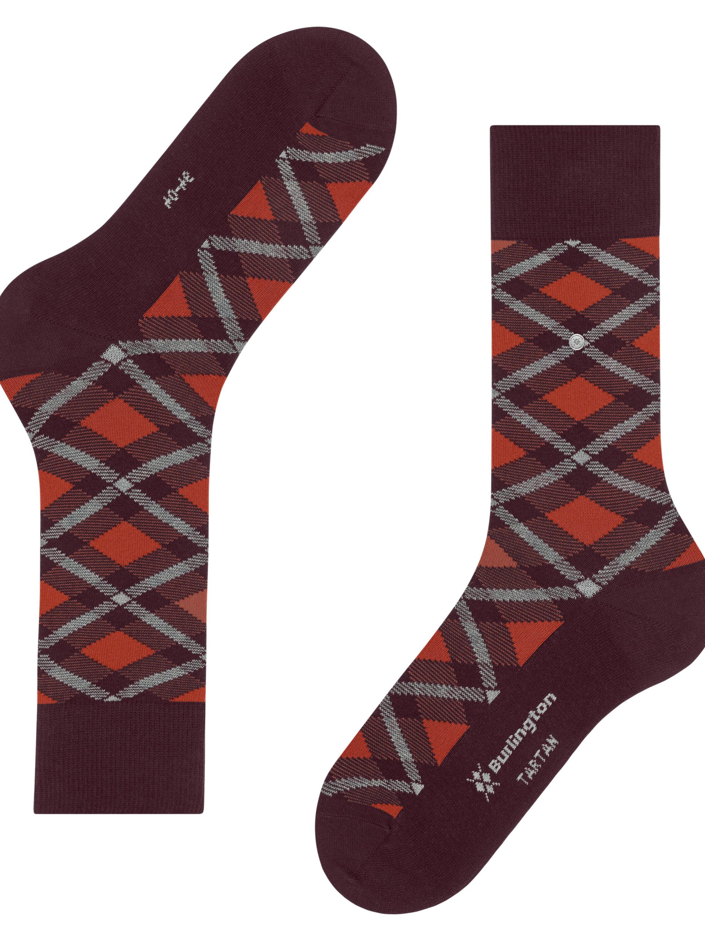 BURLINGTON Socks 'Tartan' in Mixed colors
