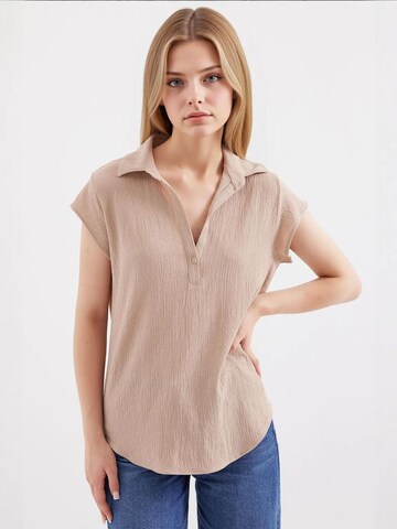 Chemisier Bigdart en beige