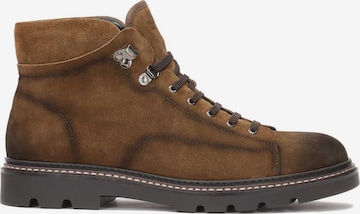 Kazar Lace-Up Boots in Brown