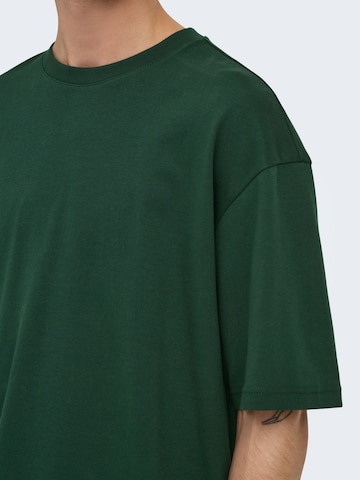 Only & Sons Shirt 'ONSCASPIAN' in Green