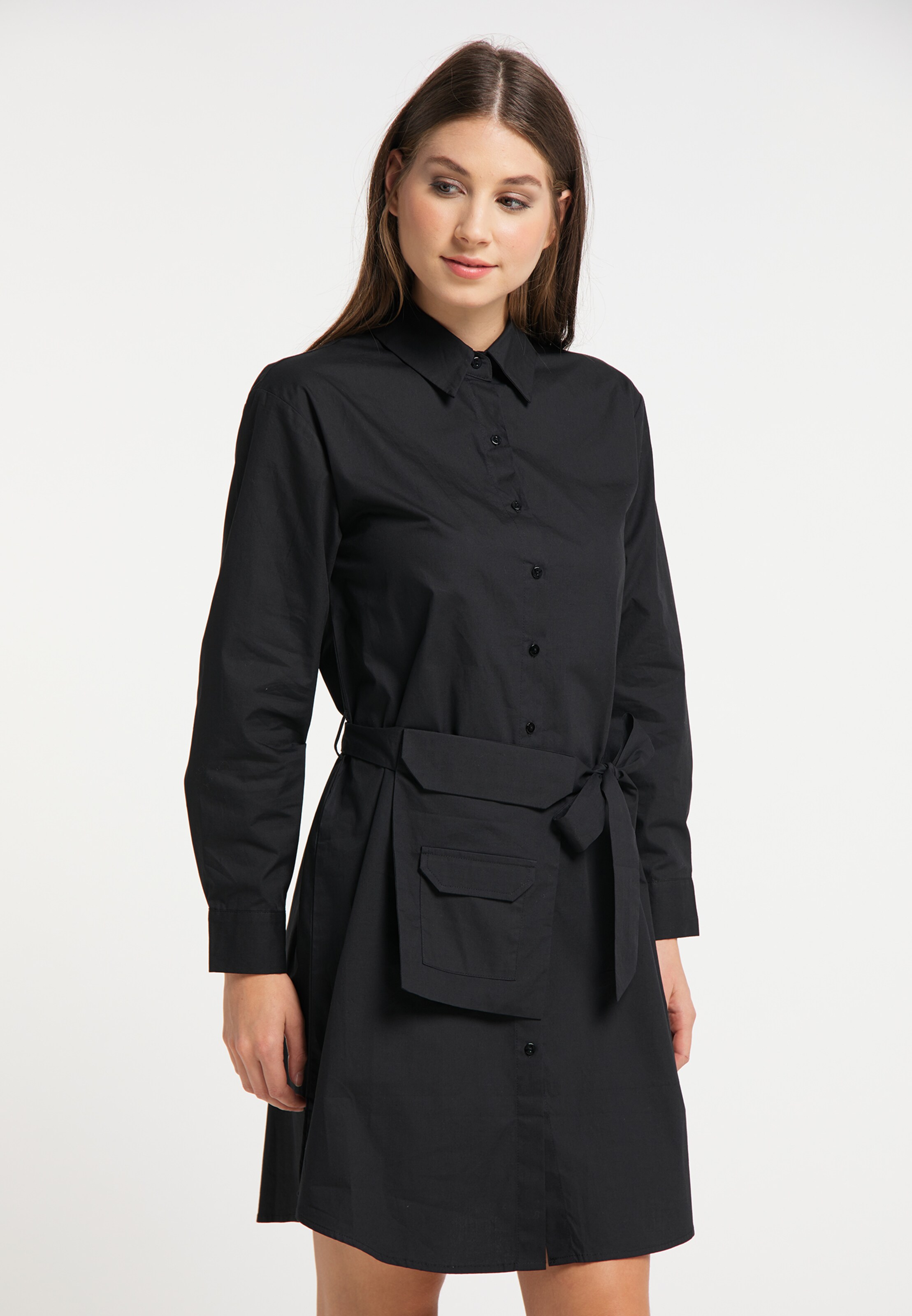 Frauen Kleider MYMO Kleid in Schwarz - MK68189 Frauen Kleider MYMO Kleid in Schwarz - MK68189