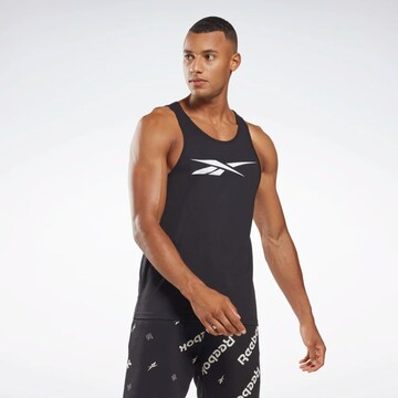 Reebok Tanktop 'Vector' in Schwarz: predná strana