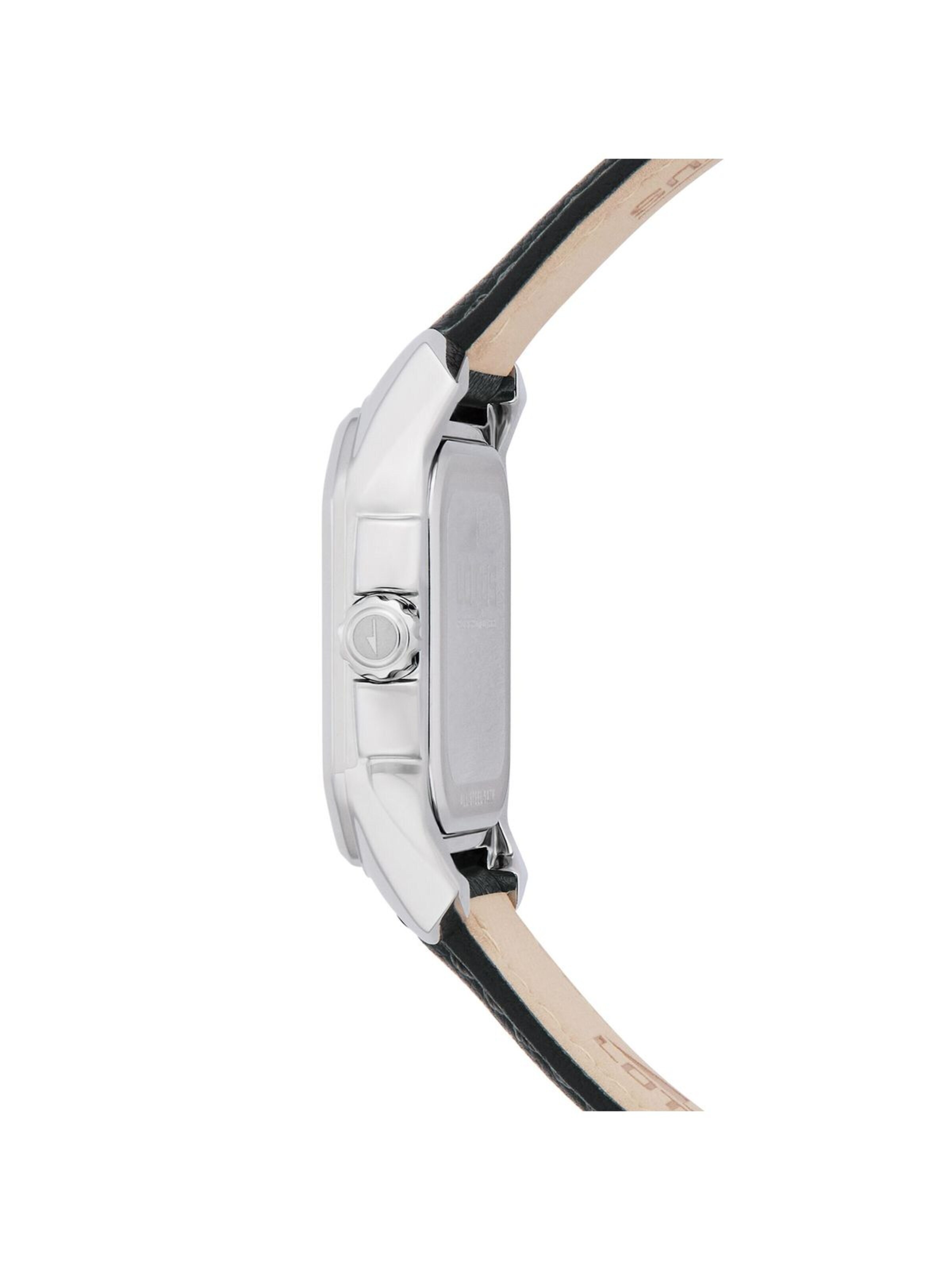 Montre à affichage analogique 'Lotus - Watch Square - Quartz watch movement - Watch case width: 35 mm' Lotus en noir
