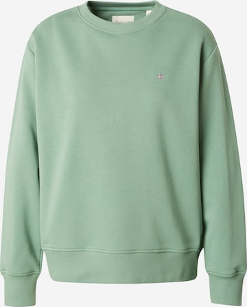 Sweat-shirt GANT en vert : devant