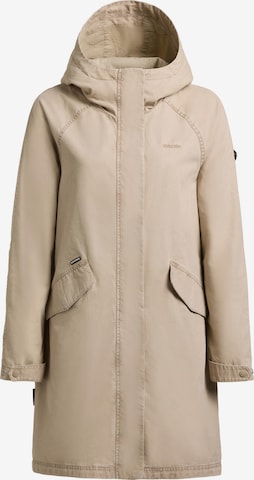 khujo Mantel 'Leal' in Beige: Vorderseite