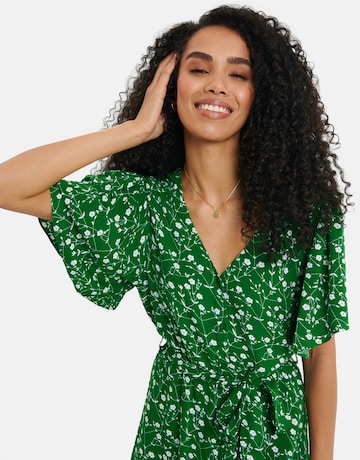 Threadbare Shirt Dress 'Fruit' in Green