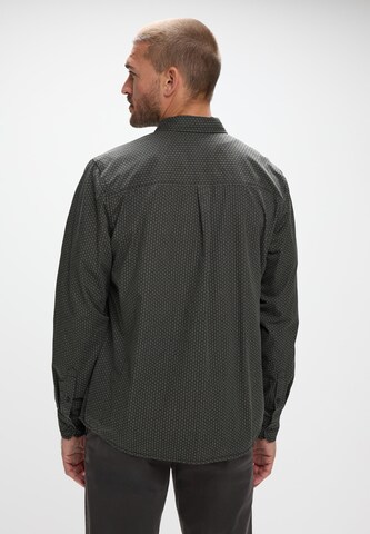 Street One MEN Regular Fit Hemd in Schwarz