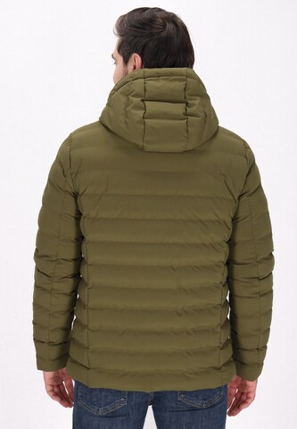 Veste d’hiver Schmuddelwedda en vert