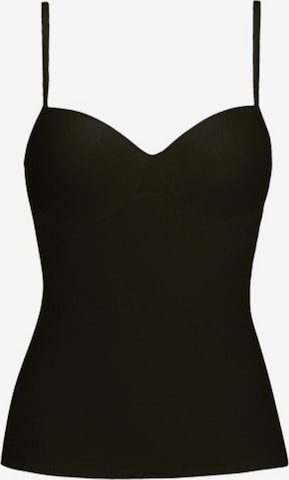 Hanro T-shirt BH ' Allure ' in Zwart: voorkant