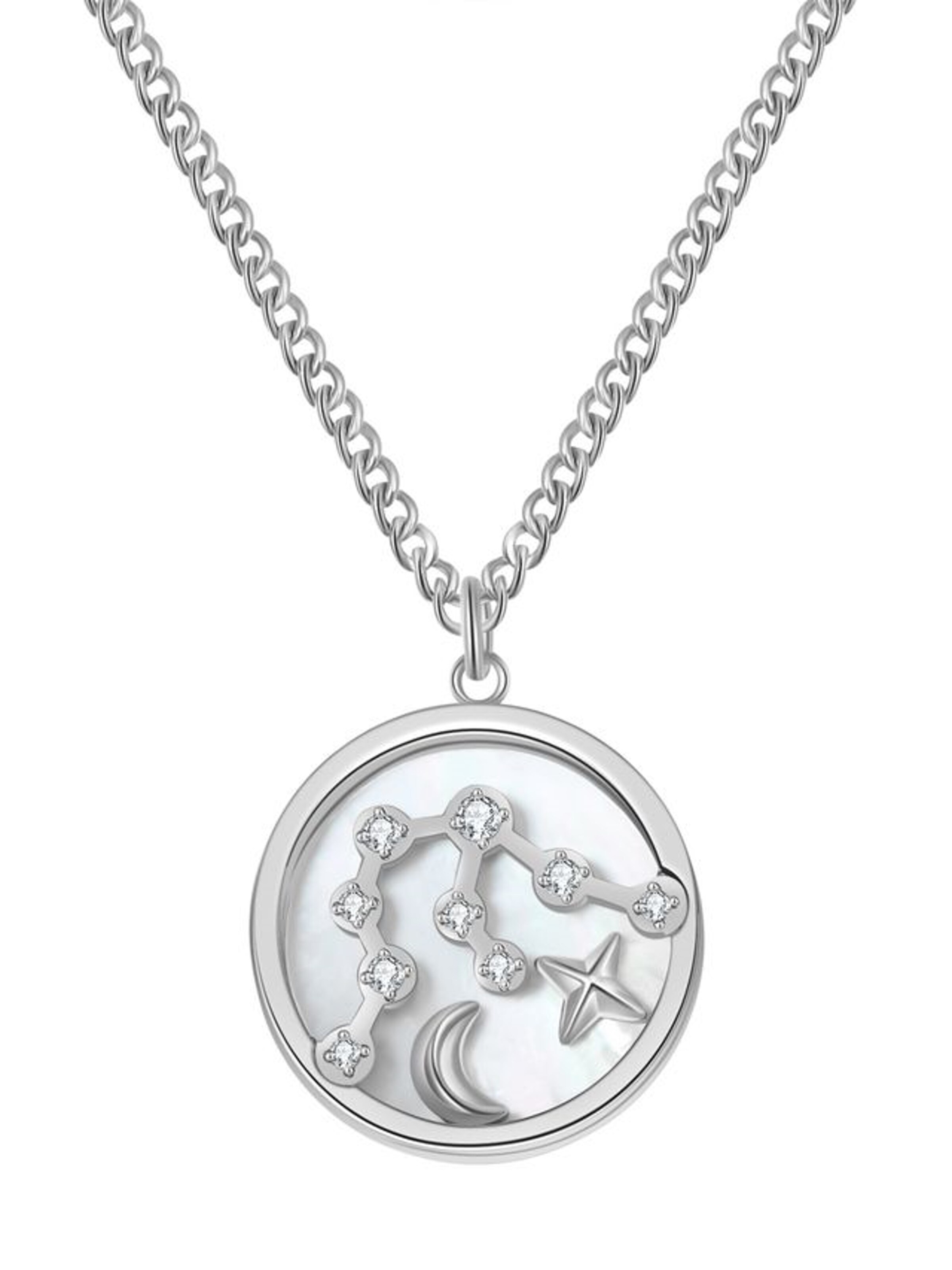 Collana 'Starry Aquarius' di Hey Happiness in argento