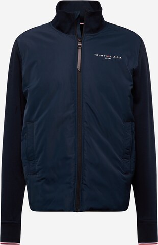 TOMMY HILFIGER Sweatvest in Blauw: voorkant