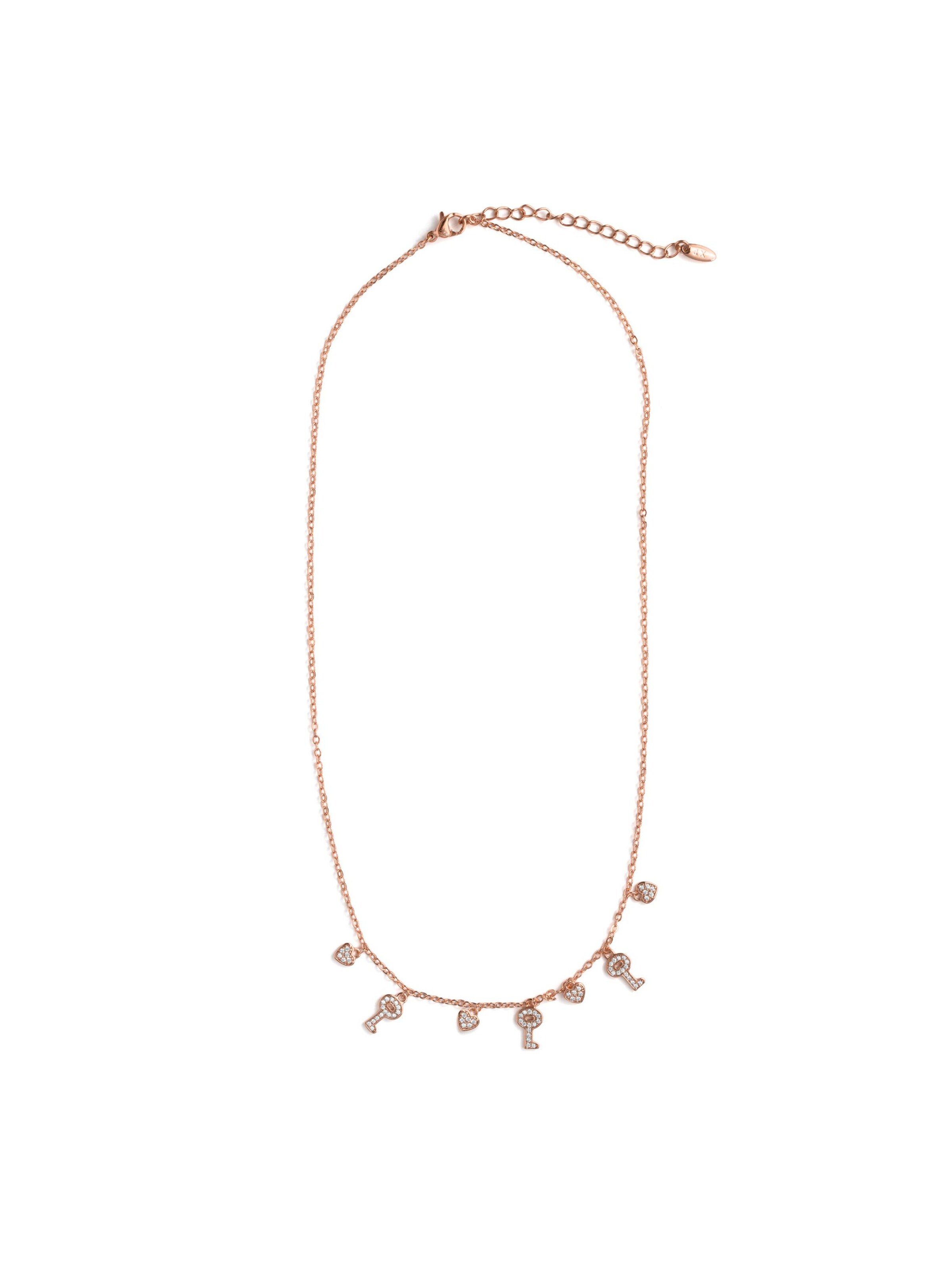 Luxenter Ketting 'Muraz' in Onesize in de kleur Rose-goud, Productweergave